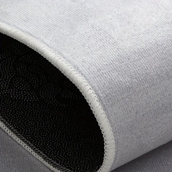 NEW Basketball Court Floor Mat – Black & White Modern Sporty Design - Picture 2 of 5